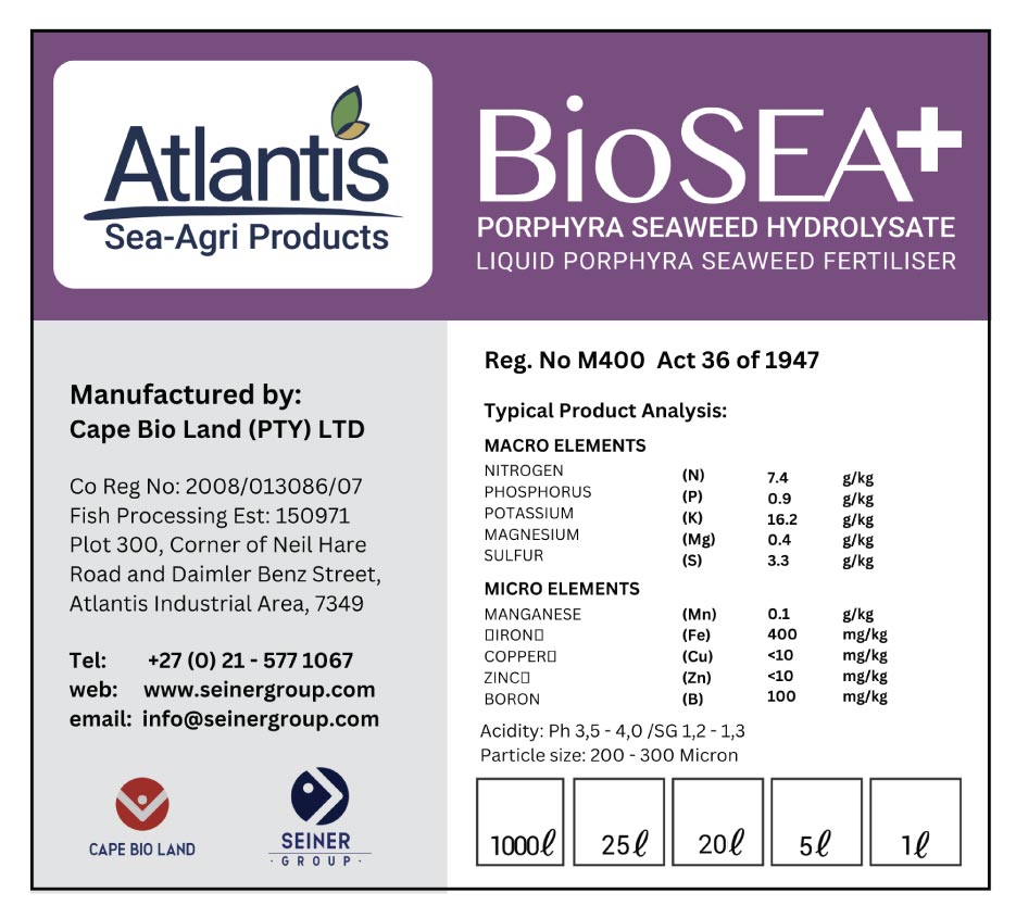 BioSEA+<br />
Propyra Seaweed Hydrolysate